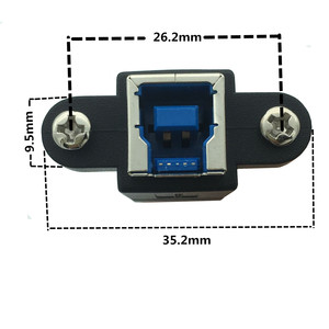 สายเคเบิลอะแดปเตอร์ตัวผู้เป็นตัวยูเอสบี3.0ไมโคร <span class=keywords><strong>B</strong></span> ตัวผู้เป็นตัวเชื่อมพีวีซีสำหรับเครื่องพิมพ์/สแกนเนอร์/คอมพิวเตอร์ - Product Image 4