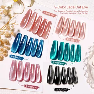 RISYAL RISYAL Certificado CPNP <span class=keywords><strong>Esmalte</strong></span> <span class=keywords><strong>de</strong></span> <span class=keywords><strong>Uñas</strong></span> en Gel Aurora Efecto Ojo <span class=keywords><strong>de</strong></span> Gato Cristal Negro <span class=keywords><strong>Gris</strong></span> 8ml Lámpara LED Botella <span class=keywords><strong>de</strong></span> 5kg - Product Image 3