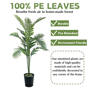 Girasol disperso grande, plantas verdes simuladas, decoración interior del hogar con palmeras biomiméticas, paisaje de jardín de plástico - Product Image 4