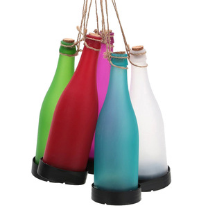 Solar <b>Bottle</b> Lamp Led Outdoor Decorative Light Hanging Portable <b>Plastic</b> <b>Wine</b> <b>Bottle</b> Garden Patio Light - Product Image 5