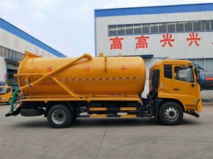 Direct Manufacturer Dongfeng 4X2 12CBM Sewage Suction Truck for Urban Sanitation Projects - Product Image 4
