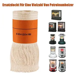1Set Mèche Orange & Blanc Crémeux 9.5X18Cm pour Poêle à Pétrole pour Usage Intérieur, Mèches pour Chauffage à Pétrole, - Product Image 6