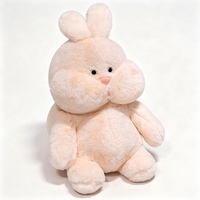 En gros, Peluches et jouets en peluche personnalisés en coton PP, modèles Ours, Lapin et Canard à visage large et aspect mat, coussins animaux, cadeaux, usine OEM