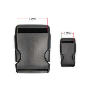 KJM Plastic Bag Buckle Non Adjustable <b>Webbing</b> <b>Strap</b> Clip For Backpacks And Bag Accessories A044 20MM 51MM - Product Image 3