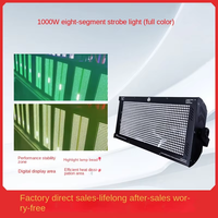 Lampu lantai RGBW, delapan segmen 1000W LED penuh warna untuk penerangan panggung dan Bar