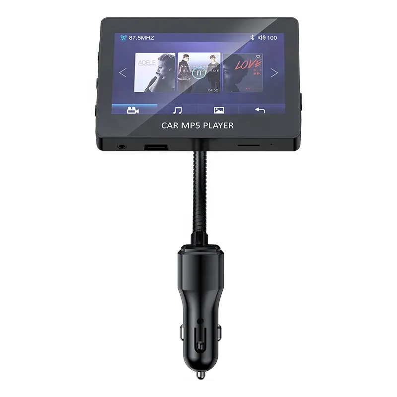 Yeni evrensel 4.3 inç FM radyo araba video MP3 MP4 DVD OYNATICI USB TF SD AUX fonksiyonlu araba MP5 oyuncu