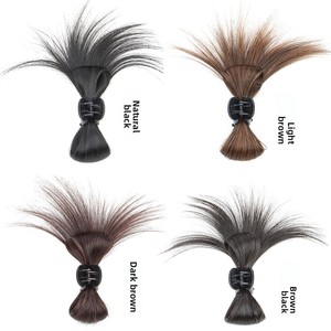 Chignon synthétique à clipser effet plumes <span class=keywords><strong>de</strong></span> poulet, 8 pouces, <span class=keywords><strong>queue</strong></span> <span class=keywords><strong>de</strong></span> <span class=keywords><strong>cheval</strong></span> haute, demi-<span class=keywords><strong>queue</strong></span> <span class=keywords><strong>de</strong></span> <span class=keywords><strong>cheval</strong></span>, OMBRE pour femme - Product Image 6