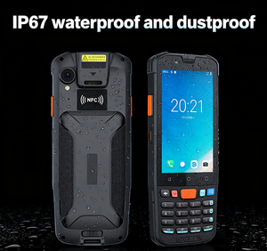 Mới đến 4G gồ ghề IP67 4 inch <span class=keywords><strong>PDA</strong></span> với Bàn Phím Máy quét mã QR & NFC cho kho Quản Lý Kho - Product Image 2