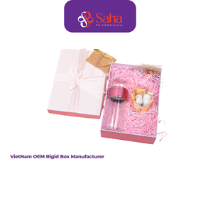 Cajas de Papel Kraft Rígidas Hechas a Mano en Vietnam, Reciclables, Biodegradables, Personalizables, con Estampado en Lámina Dorada para Regalos - Product Image 2