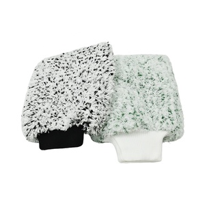 <span class=keywords><strong>Gant</strong></span> de lavage en <span class=keywords><strong>microfibre</strong></span> à poils longs super doux personnalisé pour le nettoyage automobile, les vitres et les roues - Product Image 3