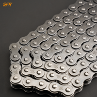 Chaîne de transmission SFR Heavy Duty 420H/420/420pro, 122 maillons, pour mini moto tout-terrain, karting, VTT, quad, pit bike