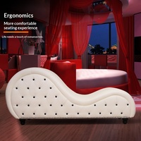 Fauteuil inclinable individuel de style européen, en cuir couleur caramel, luxe léger, pour chambre à coucher, avec système de verrouillage à boucle, idéal pour la détente à domicile.