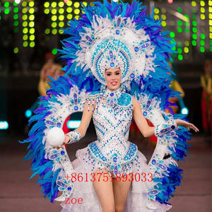 Disfraces de Carnaval Caribeño Hechos a Medida, Disfraces de Carnaval de Miami para Mujer 2026 - Product Image 2