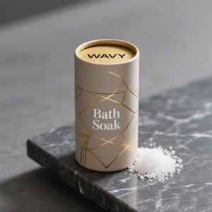 Emballage personnalisé pour matcha, tube en papier, boîte cylindrique en kraft de qualité alimentaire, emballage pour poudre de thé, écologique, biodégradable, laminage mat - Product Image 2