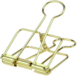 ODMOEMオフィスステーショナリーブルドッグクリップ0.75インチフォールドバッククリップメタル19mmペーパーバインダークリップ - Product Image 3