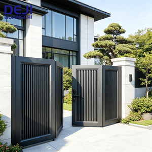 <span class=keywords><strong>Portail</strong></span> pliant motorisé rétractable moderne de haute qualité en aluminium pour allée de maison et villa, design ouvert - Product Image 4