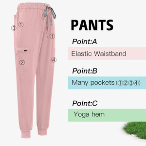 Vêtements médicaux personnalisés pour femmes, anti-rides, tenue d'infirmière, vêtements de travail pour médecins et infirmières, combinaison, impression et broderie de logos - Product Image 4