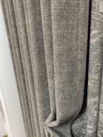 Cortinas de Lujo Suaves de Imitación de Cachemira, Cortinas Minimalistas con Gran Volumen y Oscurecimiento Total para Sala de Estar y Dormitorio