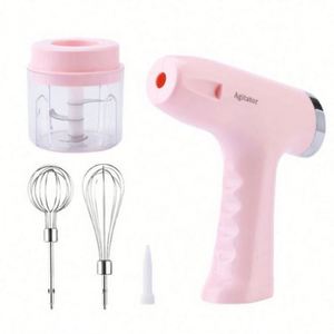 Batidora de Huevos Eléctrica Moderna, Batidora de Crema, Picadora de Ajo, Picadora de Carne, Procesador de Vegetales, Carga USB, para Cocina - Product Image 5