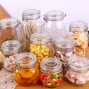 Barattolo di Conservazione in Vetro Moderno ed Ecologico, Design Flessibile con <span class=keywords><strong>Chiusura</strong></span> a Morsetto Metallico, Capacità 1L <span class=keywords><strong>per</strong></span> Uso in Cucina e Feste - Product Image 3