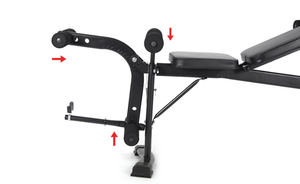 Black Bench – <span class=keywords><strong>banc</strong></span> de gymnastique multifonction fendu <span class=keywords><strong>Flybird</strong></span> <span class=keywords><strong>réglable</strong></span>, entraînement, Panca Piana régulabile, <span class=keywords><strong>banc</strong></span> de musculation, jambes bouclées - Product Image 5