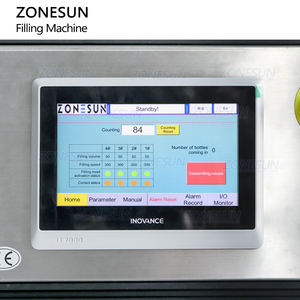 ZONESUN ZS-SVPP80C自動4ヘッドサーボモーターist動ポンプ定量液体充填機 - Product Image 2