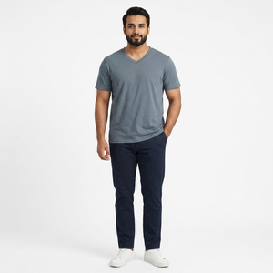 T-shirts pour femmes à col rond et manches courtes, de qualité supérieure, en tissu uni, respirant, écologique, à séchage rapide, disponibles en plusieurs coloris - Product Image 1