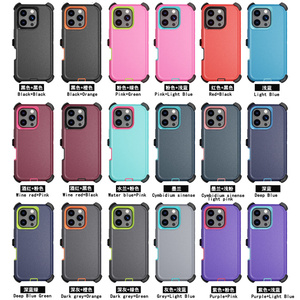 Adventurer Hộp gói Bao da Defender trường hợp điện thoại cho Iphone 17 Pro Max vành đai <span class=keywords><strong>Clip</strong></span> Heavy Duty Armor trường hợp Đối với Samsung S25 siêu - Product Image 2