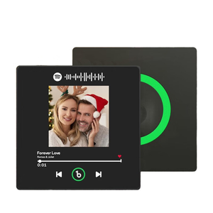 Imán de Refrigerador con Reproductor de Música MP3 Acrílico Personalizado de Fábrica, Recargable por USB, con Impresión de Imagen, Adorno Navideño para Decoración del Hogar - Product Image 1