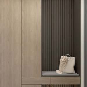 Mueble Zapatero Moderno para Sala de Estar, Tamaño Personalizado, Mueble de Madera Resistente con Materiales Ecológicos para Villa u Hotel - Product Image 1