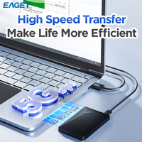 Hard Disk Eksternal EAGET G20 2.5'' USB3.0 Anti Benturan Enkripsi Penuh untuk PC HDD Hard Drive