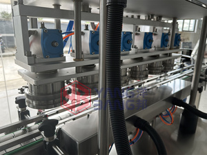 YB Máquina automática de tapado al vacío de tarros de vidrio de 4 cabezales para taponadora de botellas de pasta de bebida de Nido de Pájaro - Product Image 6
