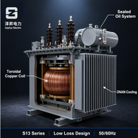 Transformateur de distribution immergé dans l'huile certifié CE 33kV 34.5kV 35kV 2000kVA à haute efficacité, prix direct usine