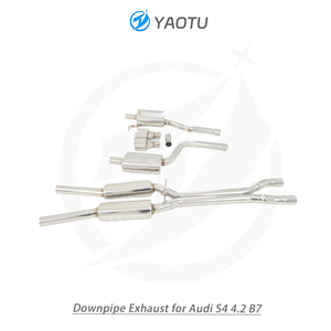 Système d'échappement Catback Valvetronic en acier inoxydable haute performance YT pour <span class=keywords><strong>Audi</strong></span> <span class=keywords><strong>S4</strong></span> 4.2 <span class=keywords><strong>B7</strong></span> - Product Image 3