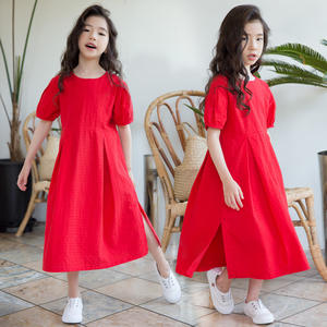 Nuestra Empresa Busca Distribuidor de Vestidos Rojos con Volantes para Niñas, Ropa Infantil Coreana - Product Image 2