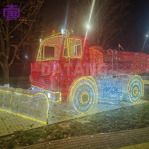 Luces Decorativas LED de Navidad para Exteriores de Alta Calidad IP65, Espectáculo de Luces Temáticas Personalizadas, Tren 3D Colorido, Decoración Festiva - Product Image 2