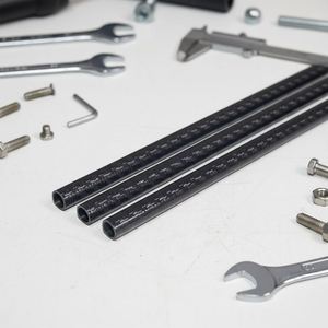 ชุดท่อคาร์บอนไฟเบอร์สีดำด้าน 3K ขนาด 5 มม. แบบกลม  ขนาดสั่งทำได้ สำหรับงานอุตสาหกรรม โครงสร้างโดรน งาน DIY - Product Image 1