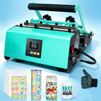 Machine d'impression par sublimation pour gobelets et verres à bière 20 Oz 30 Oz, avec moteur PLC, presse à chaud manuelle, 220V, automatique, nouvelle génération