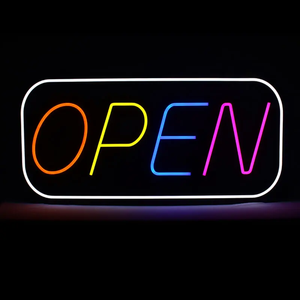 Personalizado 40cm 50cm 60cm círculo E Rgb humo tienda logo signo letra neón iluminado luz publicidad acrílico tablero signo <span class=keywords><strong>bar</strong></span> <span class=keywords><strong>Stor</strong></span> - Product Image 3
