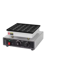 Nouvelle Gaufrier Électrique Automatique 220V/110V 25 Trous en Acier Inoxydable avec Fonction Muffins