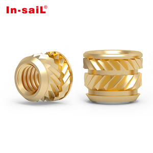 M3 M4 M5 M6 M8 1/4-20 1/8-16 Brass Thép Không Gỉ Nhôm Có Knurled Chèn Nut Đúc Trong Chèn Cho Hộp Nhựa - Product Image 3