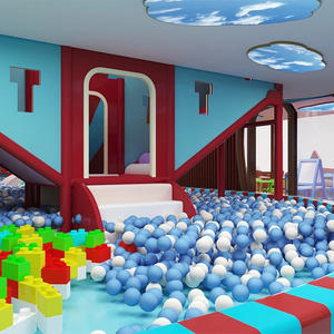 Soft <strong>Games</strong> Indoor Playground Equipment with Plastic Slides Commercial Sports Playgrounds for Children's Entertainment - Product Image 4