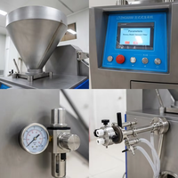 Machine automatique de remplissage et de ligature de saucisses, machine industrielle en acier inoxydable pour le remplissage de viande, machine à saucisses