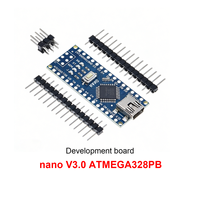 Placa de Desarrollo Atmega328P Nano V3.0, Kit a Precio de Fábrica, Interfaz MINI Mejorada, Puerto Serie USB CH340, 16MHz, para Experimentación y DIY