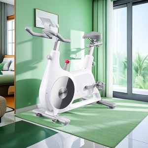 Bici a rotazione magnetica professionale per la palestra di casa con sistema di trasmissione a cinghia silenziosa bici da ciclismo Indoor - Product Image 4