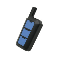 Longue portée 3 boutons OPEN STOP CLOSE Télécommande avec code de roulement Code fixe Code d'apprentissage 1527 433mhz Métal