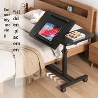Bureau d'ordinateur mobile réglable en hauteur avec roulettes, support pour ordinateur portable roulant et table d'étude de chevet pour le bureau à domicile - Fournisseur de projets