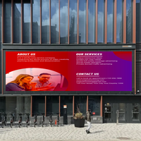 Modul LED P5 Outdoor Full Color untuk Papan Harga SPBU, Ukuran 320x160mm, Garansi 2 Tahun