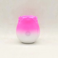 Amazon Neues Produkt Valentinstag Farbverlauf Rosen-Vibrator 10 Saugmodi Rosen-Sexspielzeug für Frauen & Paare