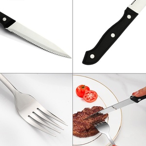 Juego de Cubiertos de Acero Inoxidable para Supermercado, 2 Piezas, Cuchillo y Tenedor para Carne, con Caja de Regalo - Product Image 5